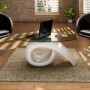 Glossy white glass oval surface coffee table by vidaXL, Coffee table - Ref: Foro24-240431, Price: 316,86 €, Discount: %