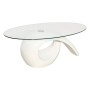 Glossy white glass oval surface coffee table by vidaXL, Coffee table - Ref: Foro24-240431, Price: 316,86 €, Discount: %