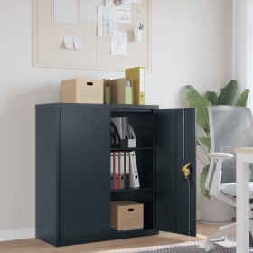 Anthracite gray steel filing cabinet 90x40x105 cm by vidaXL, Filing cabinets - Ref: Foro24-339739, Price: 216,32 €, Discount: %