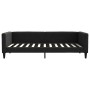 Black fabric sofa bed 100x200 cm by vidaXL, Beds and slatted bases - Ref: Foro24-353990, Price: 221,99 €, Discount: %