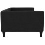 Black fabric sofa bed 100x200 cm by vidaXL, Beds and slatted bases - Ref: Foro24-353990, Price: 221,99 €, Discount: %