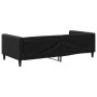 Black fabric sofa bed 100x200 cm by vidaXL, Beds and slatted bases - Ref: Foro24-353990, Price: 221,99 €, Discount: %