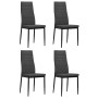 Dining chairs 4 units dark gray fabric by vidaXL, dining chairs - Ref: Foro24-246180, Price: 149,01 €, Discount: %