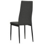 Sillas de comedor 4 unidades tela gris oscuro de vidaXL, Sillas de comedor - Ref: Foro24-246180, Precio: 149,01 €, Descuento: %