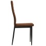 Dining chairs 2 units brown fabric by vidaXL, dining chairs - Ref: Foro24-246183, Price: 82,46 €, Discount: %