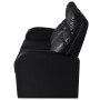 Sillón de 2 plazas con LED cuero sintético negro de vidaXL, Sofás - Ref: Foro24-243599, Precio: 640,42 €, Descuento: %