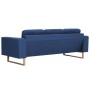 3-Sitzer-Sofa aus blauem Stoff von vidaXL, Sofas - Ref: Foro24-281386, Preis: 450,62 €, Rabatt: %