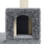 Rascador para gatos con postes de sisal gris claro 188 cm de vidaXL, Mobiliario para gatos - Ref: Foro24-171489, Precio: 86,7...