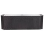 Black synthetic rattan flower bed 120x24x40 cm by vidaXL, Pots and planters - Ref: Foro24-46952, Price: 110,11 €, Discount: %