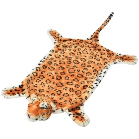 Alfombra afelpada de leopardo 139 cm marrón de vidaXL, Alfombras - Ref: Foro24-80170, Precio: 31,04 €, Descuento: %