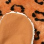 Plush leopard rug 139 cm brown by vidaXL, Rugs - Ref: Foro24-80170, Price: 31,04 €, Discount: %