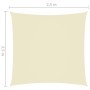 Cream Oxford fabric square sail awning 2.5x2.5 m by vidaXL, Umbrellas - Ref: Foro24-135191, Price: 28,64 €, Discount: %