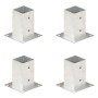 Anchors for posts 4 units galvanized metal 81 mm by vidaXL, fence posts - Ref: Foro24-145448, Price: 31,36 €, Discount: %