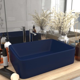 Luxury dark blue matte ceramic sink 41x30x12 cm by vidaXL, Sinks - Ref: Foro24-147045, Price: 67,63 €, Discount: %