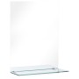 Wall mirror with tempered glass shelf 40x60 cm by vidaXL, Mirrors - Ref: Foro24-249438, Price: 36,61 €, Discount: %