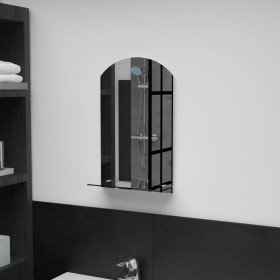 Wall mirror with tempered glass shelf 30x50 cm by vidaXL, Mirrors - Ref: Foro24-249430, Price: 22,70 €, Discount: %