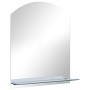 Wall mirror with tempered glass shelf 30x50 cm by vidaXL, Mirrors - Ref: Foro24-249430, Price: 24,16 €, Discount: %