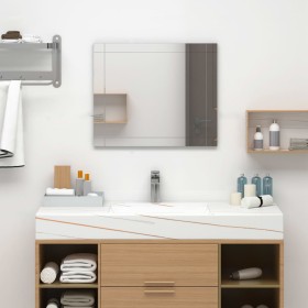 Glass wall mirror 60x50 cm by vidaXL, Mirrors - Ref: Foro24-249532, Price: 50,99 €, Discount: %