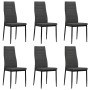 Dining chairs 6 units dark gray fabric by vidaXL, dining chairs - Ref: Foro24-275379, Price: 218,33 €, Discount: %