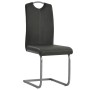 6 cantilever dining chairs in gray synthetic leather by vidaXL, dining chairs - Ref: Foro24-275462, Price: 391,30 €, Discount: %