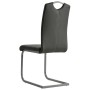 6 cantilever dining chairs in gray synthetic leather by vidaXL, dining chairs - Ref: Foro24-275462, Price: 391,30 €, Discount: %