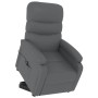 Sillón elevable de cuero sintético gris antracita de vidaXL, Sillones - Ref: Foro24-321279, Precio: 360,89 €, Descuento: %