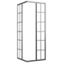 ESG shower cabin black frosted 70x70x180 cm by vidaXL, shower doors - Ref: Foro24-151859, Price: 247,66 €, Discount: %