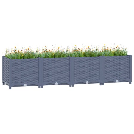 Blumenbeet aus Polypropylen 160x40x38 cm von vidaXL, Töpfe und Pflanzgefäße - Ref: Foro24-310404, Preis: 73,99 €, Rabatt: %