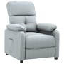 Sillón reclinable de tela gris claro de vidaXL, Sillones - Ref: Foro24-289662, Precio: 210,42 €, Descuento: %