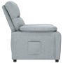 Sillón reclinable de tela gris claro de vidaXL, Sillones - Ref: Foro24-289662, Precio: 210,42 €, Descuento: %