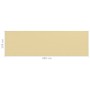 Toldo para balcón HDPE beige 120x400 cm de vidaXL, Sombrillas - Ref: Foro24-310917, Precio: 20,99 €, Descuento: %