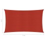 Sail awning red HDPE 160 g/m² 2x5 m by vidaXL, Umbrellas - Ref: Foro24-311616, Price: 28,46 €, Discount: %