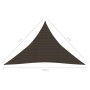 Toldo de vela marrón HDPE 160 g/m² 4x4x5,8 m de vidaXL, Sombrillas - Ref: Foro24-311809, Precio: 34,96 €, Descuento: %