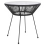 Mesa de comedor de jardín acero y vidrio negra Ø70x74 cm de vidaXL, Mesas de jardín - Ref: Foro24-312165, Precio: 95,54 €, De...