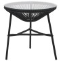 Garden dining set 3 pieces black PVC rattan by vidaXL, Garden sets - Ref: Foro24-312166, Price: 203,79 €, Discount: %