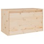 Solid pine wood wall cabinet 60x30x35 cm by vidaXL, Shelves and shelves - Ref: Foro24-813445, Price: 60,25 €, Discount: %