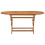 Mesa jardín plegable 160x85x75 cm madera maciza de eucalipto de vidaXL, Mesas de jardín - Ref: Foro24-312454, Precio: 110,73 ...