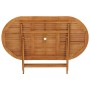 Mesa jardín plegable 160x85x75 cm madera maciza de eucalipto de vidaXL, Mesas de jardín - Ref: Foro24-312454, Precio: 110,73 ...