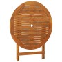 Mesa jardín plegable madera maciza de eucalipto Ø90x75 cm de vidaXL, Mesas de jardín - Ref: Foro24-312456, Precio: 107,98 €, ...