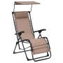 Folding chairs 2 units gray taupe textilene by vidaXL, Loungers - Ref: Foro24-312473, Price: 170,99 €, Discount: %