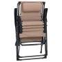 Folding chairs 2 units gray taupe textilene by vidaXL, Loungers - Ref: Foro24-312473, Price: 170,99 €, Discount: %