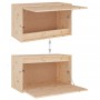 Solid pine wood wall cabinet 60x30x35 cm by vidaXL, Shelves and shelves - Ref: Foro24-813445, Price: 60,25 €, Discount: %