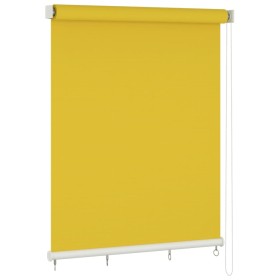 Persiana enrollable de exterior 200x140 cm amarillo de vidaXL, Persianas y estores - Ref: Foro24-312868, Precio: 39,99 €, Des...