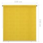 Persiana enrollable de exterior 220x230 cm amarillo de vidaXL, Persianas y estores - Ref: Foro24-312882, Precio: 50,87 €, Des...