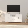 3-piece white plywood TV furniture set by vidaXL, TV Furniture - Ref: Foro24-3188382, Price: 108,84 €, Discount: %