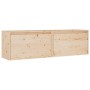 Wall cabinets 2 pcs solid pine wood 60x30x35 cm by vidaXL, Shelves and shelves - Ref: Foro24-813446, Price: 77,32 €, Discount: %