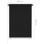 Außenrollo 100x140 cm schwarz von vidaXL, Jalousien und Jalousien - Ref: Foro24-312941, Preis: 29,22 €, Rabatt: %