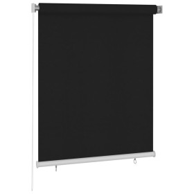 Outdoor roller blind 120x140 cm black by vidaXL, Blinds and blinds - Ref: Foro24-312942, Price: 39,99 €, Discount: %