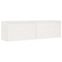 Wall cabinets 2 pcs solid white pine wood 60x30x35 cm by vidaXL, Shelves and shelves - Ref: Foro24-813448, Price: 76,70 €, Di...