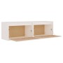 Wall cabinets 2 pcs solid white pine wood 60x30x35 cm by vidaXL, Shelves and shelves - Ref: Foro24-813448, Price: 76,70 €, Di...